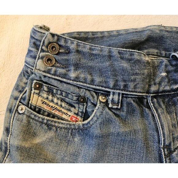 Vintage Diesel Industry Womens Jeans Boot Cut Cherone Size 26 Made In Italy - Picture 3 of 14